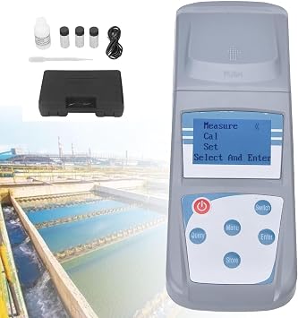 Handheld Turbidity Meter Turbidimeter Turbidity Tester Analyzer Portable Turbidimeter Lab Turbidity Meters with Backlight for Testing Turbidity of Liquids,ZD-4010-400