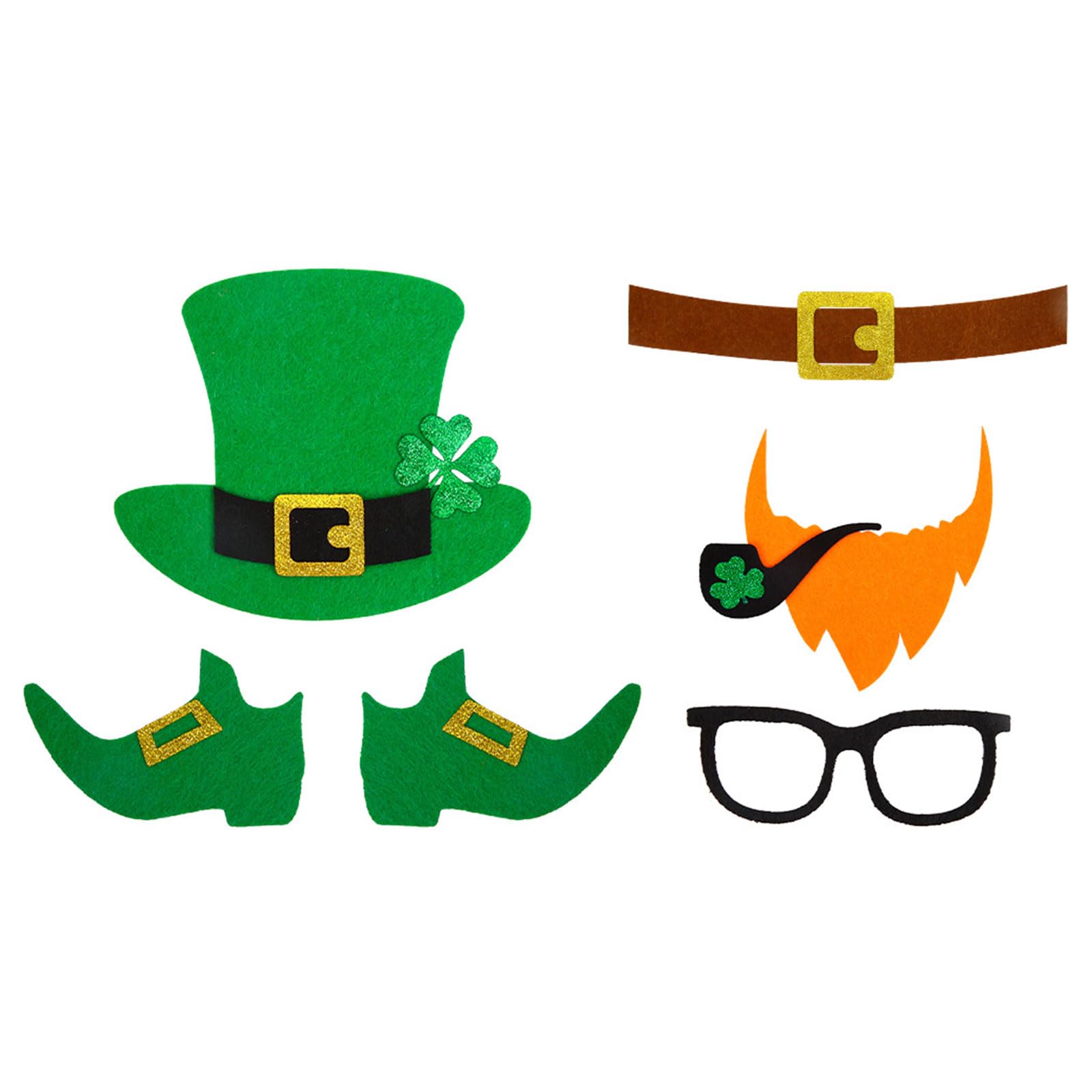 HDUBKHE Patricks Day Decorations Party Festival AtmosphereS Ornaments Unique Green Decoration Holiday for Home