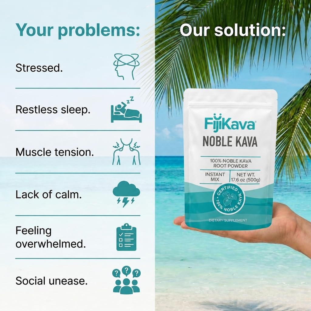 FijiKava Instant Micronized Noble Kava Powder from Fiji, 500g — Amazon image 3