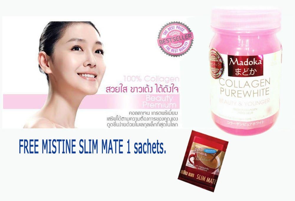 MADOKA COLLAGEN PURE 100 % DIETARY SUPPLEMENT HEALTHY SKIN PREMIUM 30 CAPSULES