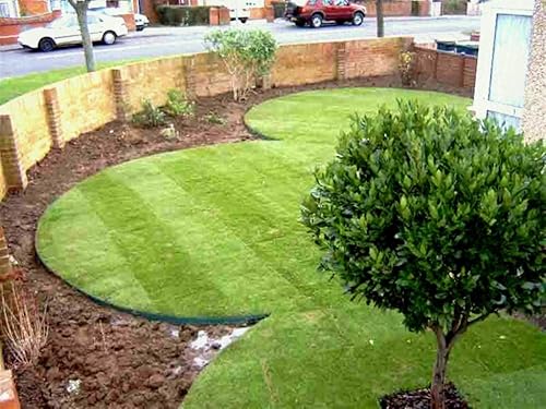 Miniatura 5 de TABOR TOOLS Tabla de terraza, bobina de borde de paisaje, barrera de hierba, tablero doblador, revestimiento de jardín, 125"  0.04" pulgadas de