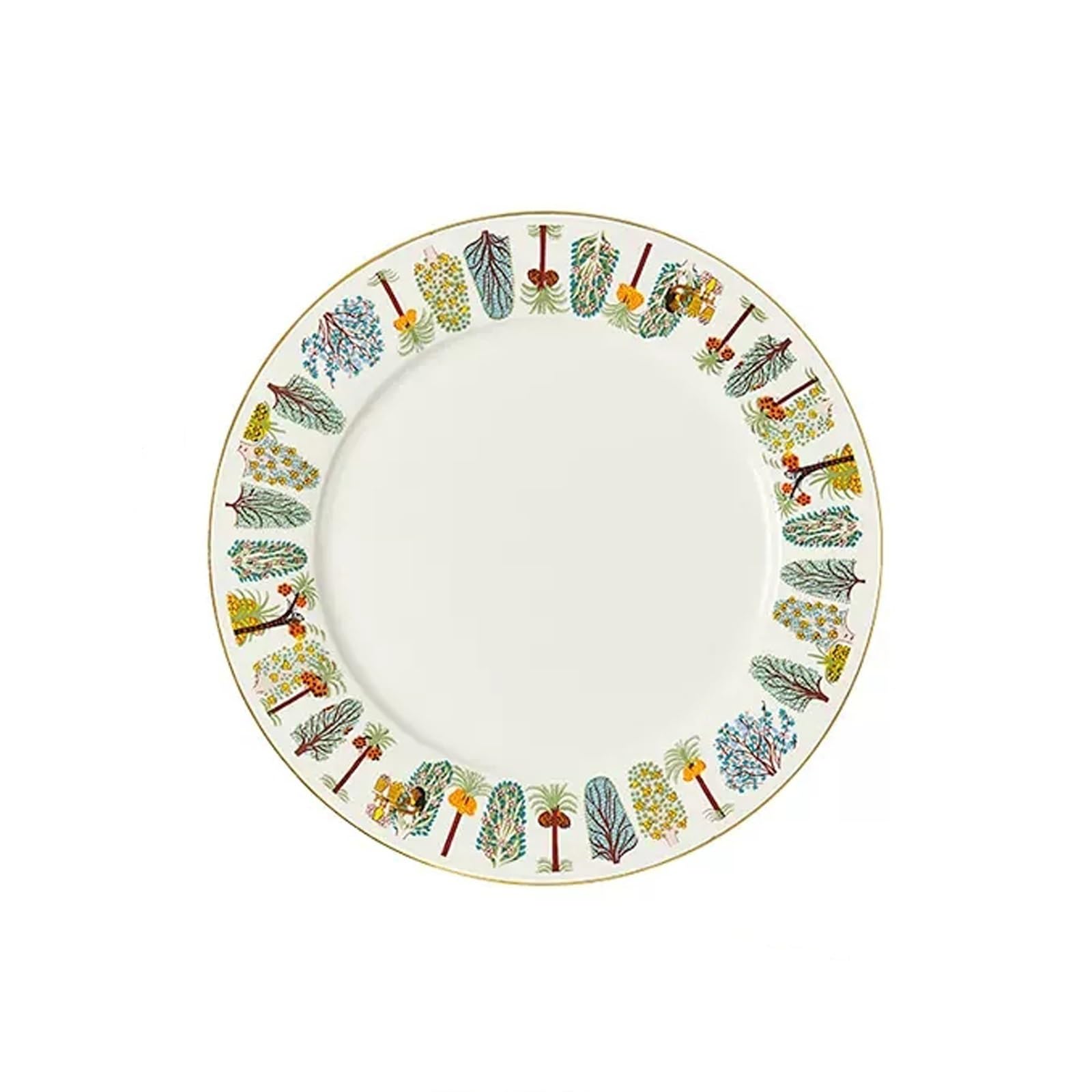 Platos de Camping Cubiertos de cerámica de cocina de 8/10 pulgadas, plato de postre, plato de comida occidental for restaurante, plato de aperitivos for restaurante en casa Plato Decorativo(10 inch)