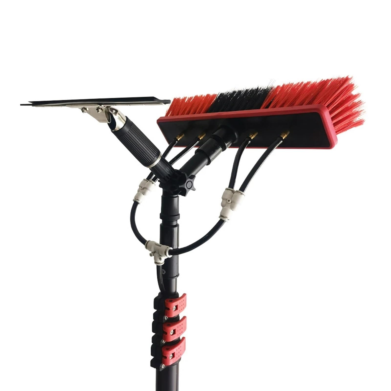 24ft Water-Fed Pole with Squeegee for Window Cleaning, 7.2m(With Squeegee)