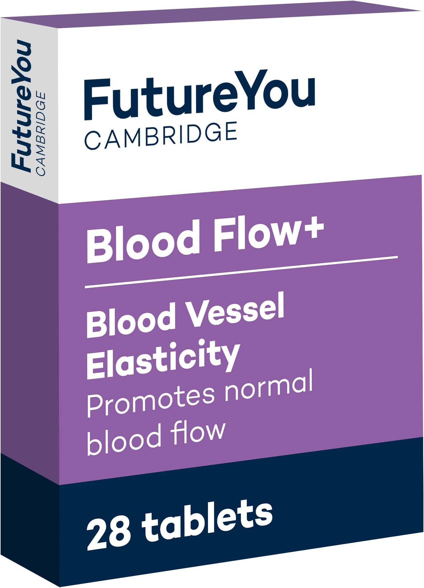 – Blood Flow+ Supplements – 28 Day Supply – High Strength Cocoa Flavanols Extract CocoActiv Blood Capsules – Maintains Blood Vessel Elasticity – Blood Flow Cocoa Capsules by FutureYou Cambridge