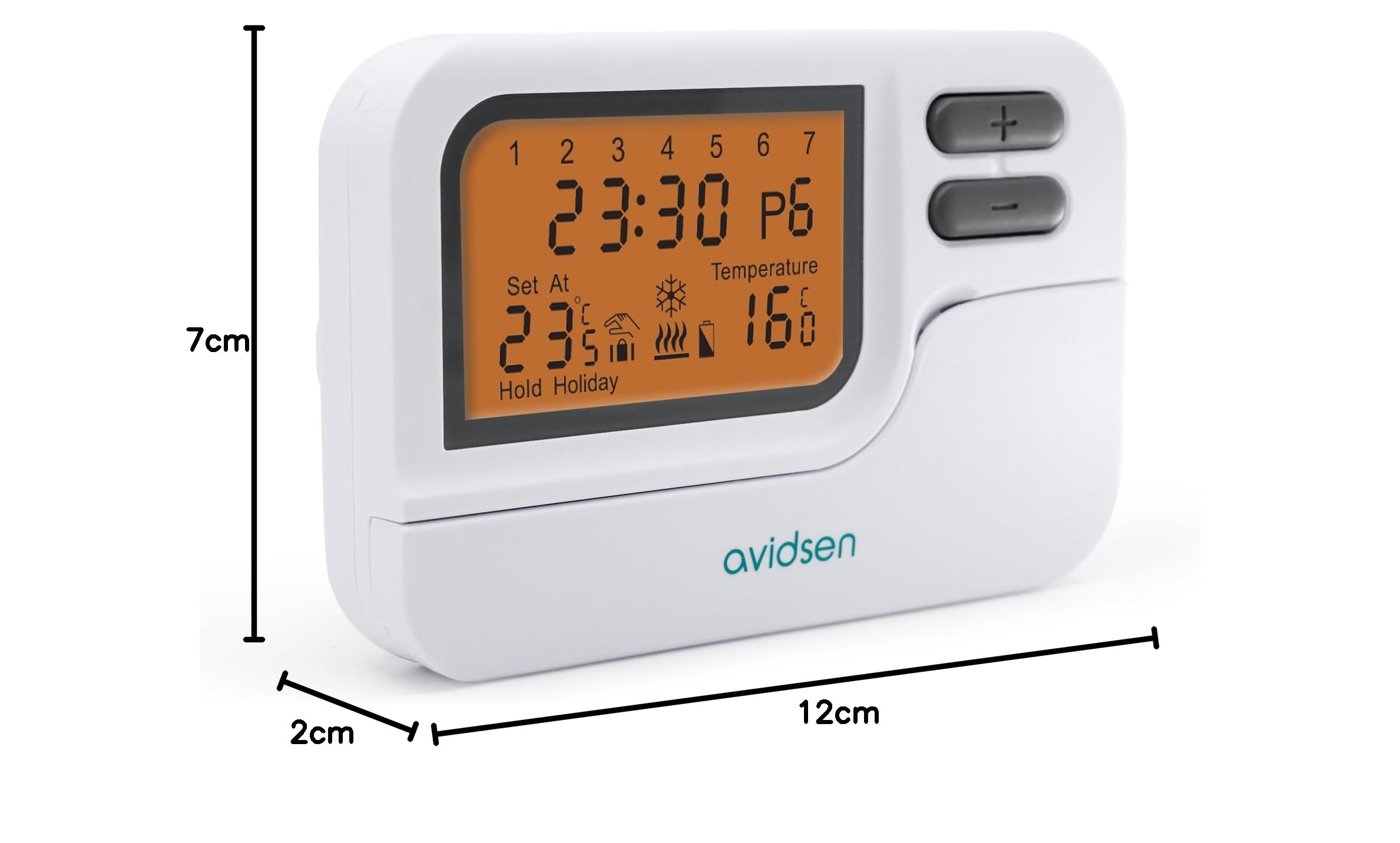 Avidsen 103953 termostat tygodniowy, biały