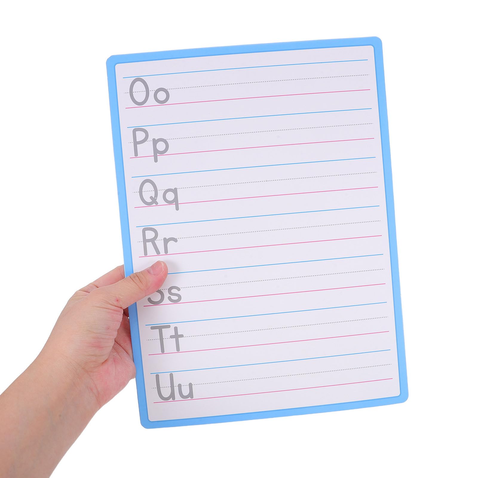 SUPVOX Lot de 4 tableaux effaçables à sec double face - Tableau d'écriture des lettres et des chiffres avec feutres - Outil d'écriture réutilisable et effaçable pour enfants d'âge