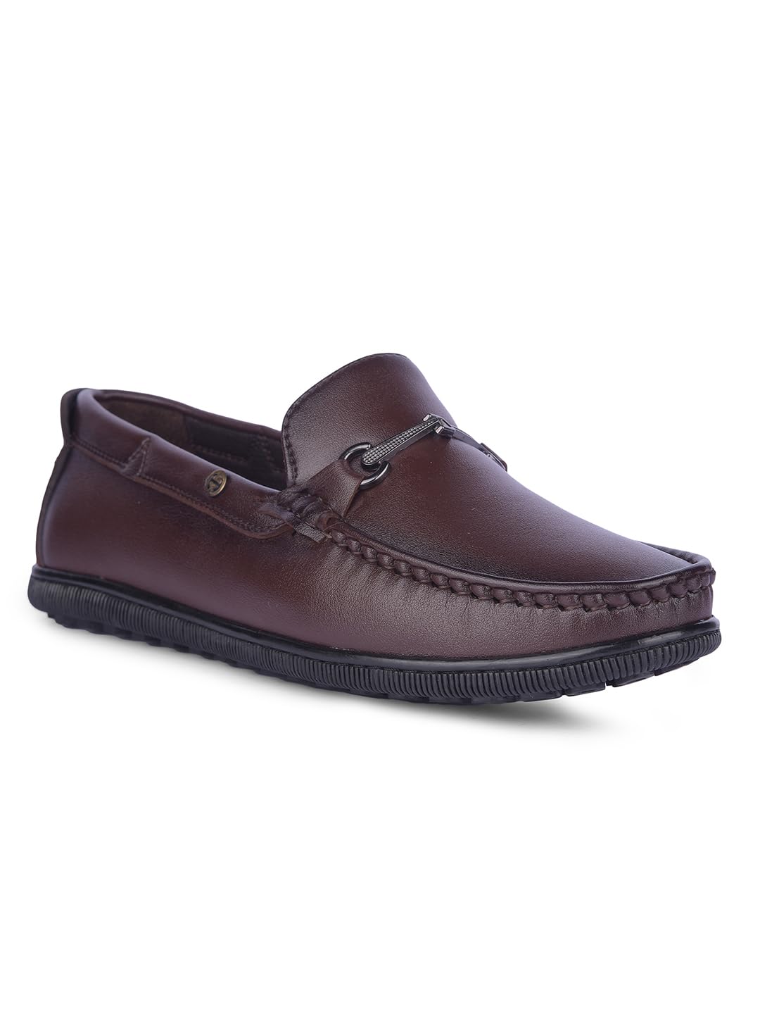 Healers BME-1 Men Casual Loafers with PU Upper | Rubber Sole | Quick-Wear Slip-on Shoes | Fit for Office | Lightweight, Modern & Stylish | Comfortable Footbed - Brown-image-28