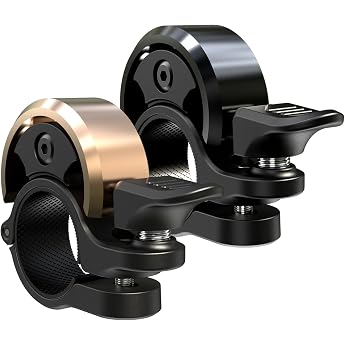 Greallthy Bicycle Bell Mini Aluminium Alloy Bell Bicycle Super Loud Bicycle Bell 2025 Upgrade Bicycle Bell for MTB Ebike Mountain Bike 19-25.4 mm Handlebars