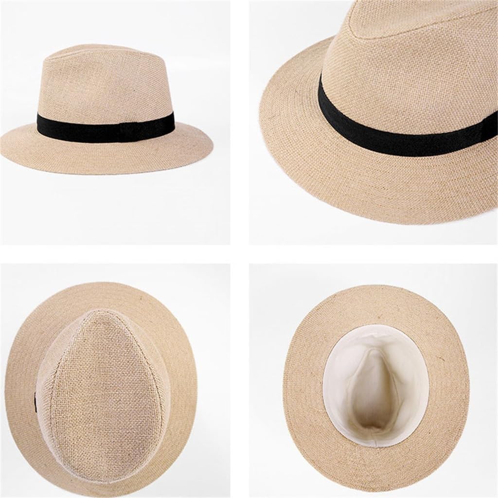 Jazz Hat Women Sunscreen Sun Hat Men Windproof Breathable Beach Hat