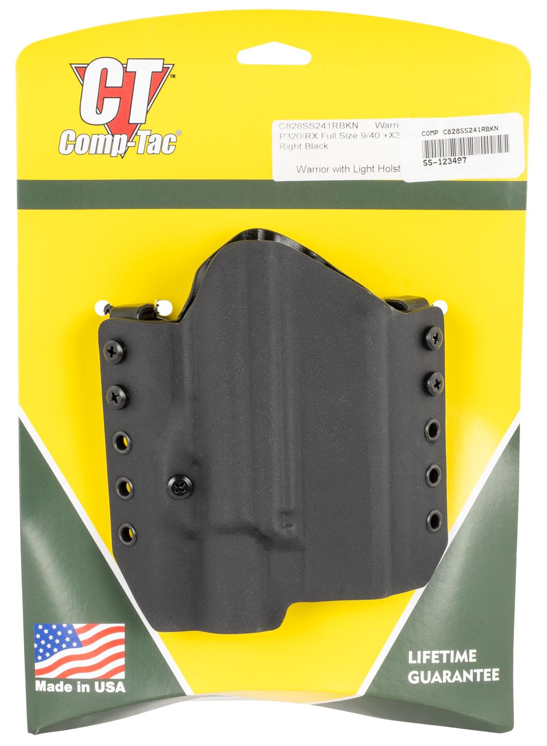 Comp-TacWarrior with Light Holster - C828SS241RBKN