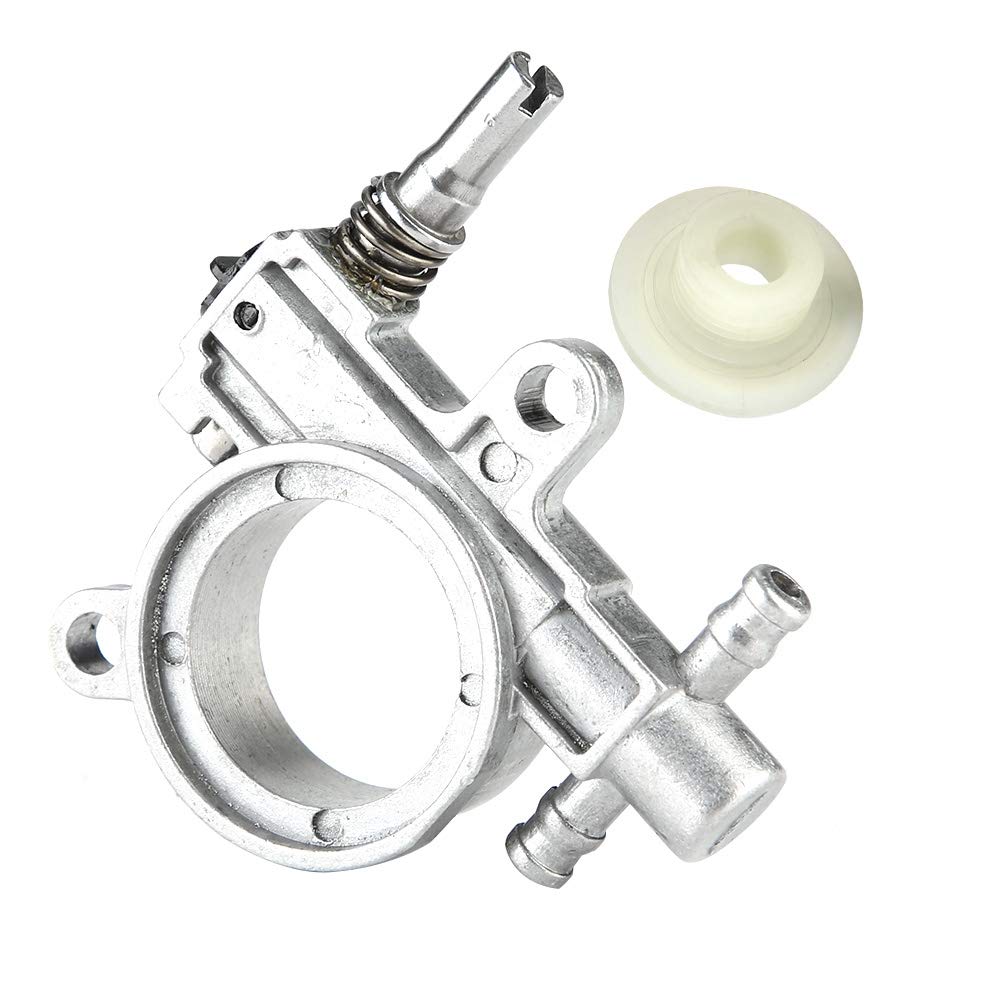 Pompe à Huile Tronçonneuse KIMISS Aluminium 25CC/38CC - Remplacement Engrenage Vis Sans Fin
