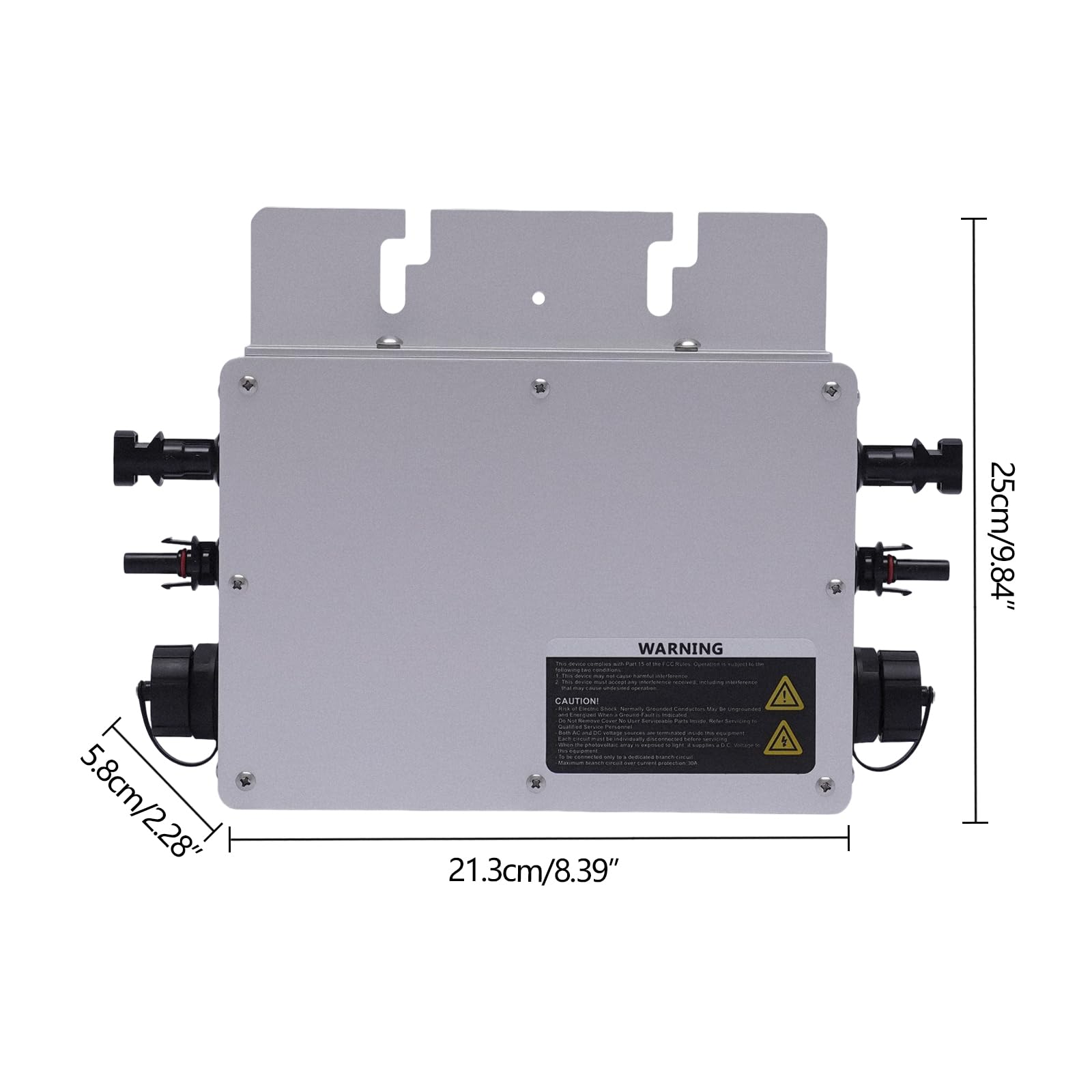 Onduleur solaire Micro Grid Tie - Technologie de contrôle SPWM - Étanche IP65 - 700 W - Pour une utilisation dans les zones résidentielles ou commerciales