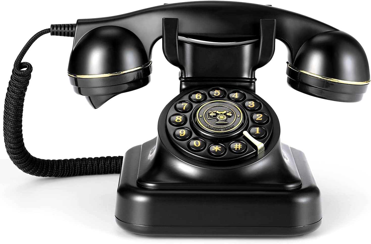 Audio Guest Book Wedding Phone, Audio Guestbook,Record Audio Messages with GuestBook, Guestbook Alternative for Wedding, Birthday Party, Baby Shower, Anniversary, Engagement (Black)