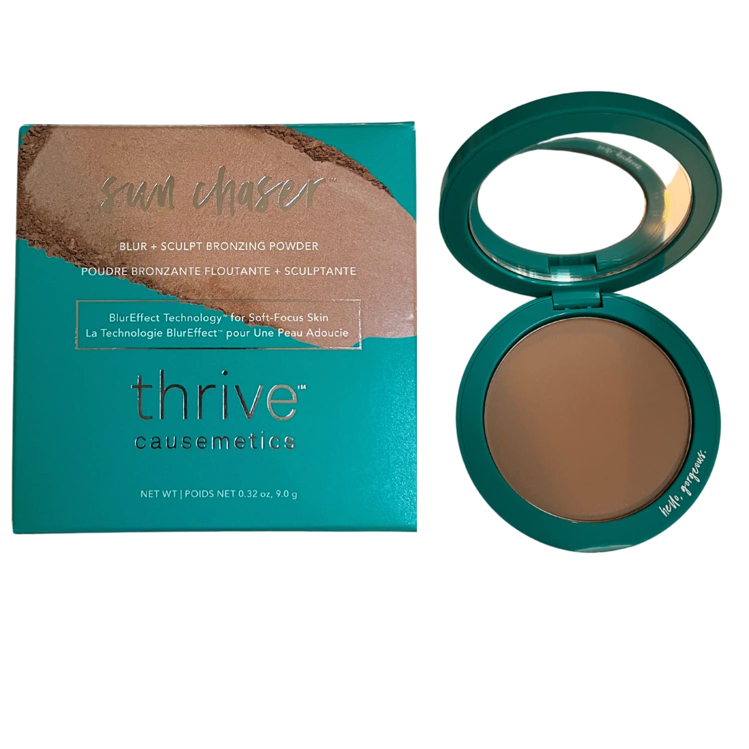 Thrive Causemetics Sun Chaser Sculpt Bronzing Powder Rhea Matte in