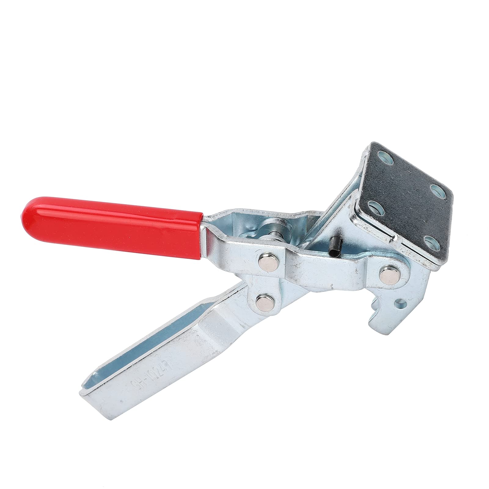 Abrazadera de palanca de liberación rápida vertical GH - 10247, capacidad de sujeción de 450 kg; abrazadera de palanca vertical para máquinas de carpintería, abrazadera de hierro