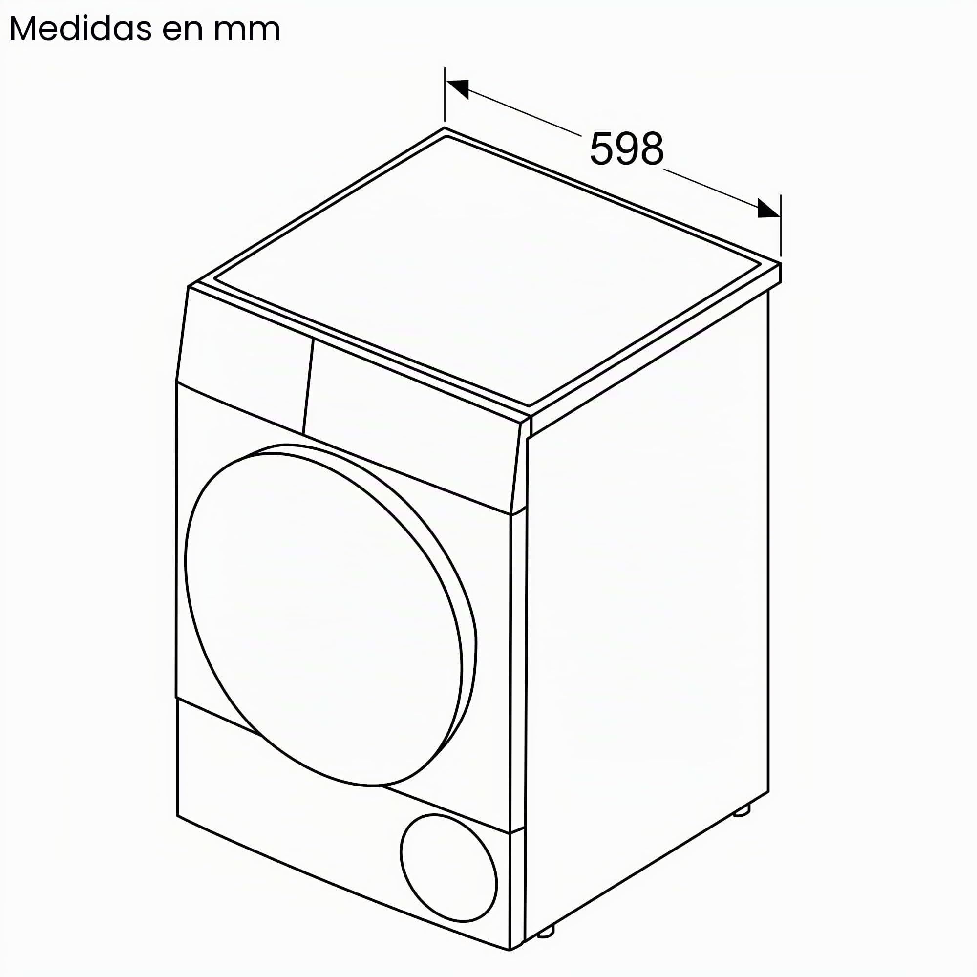 Bosch WQG2450R10 Serie 6 - Secadora de bomba de calor, 9 kg, sistema de secado sensible, estructura de tambor respetuosa con el tejido, secado óptimo AutoDry, diseño antivibración, más estabilidad