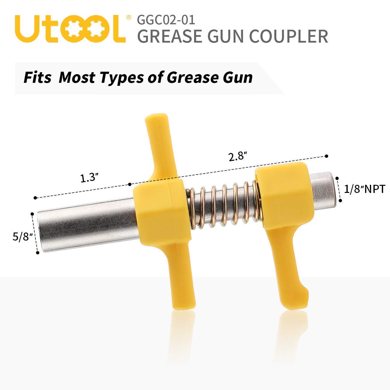 Buy UTOOL Grease Gun with 360° Swivel ABS Plastic Handle Grease Gun