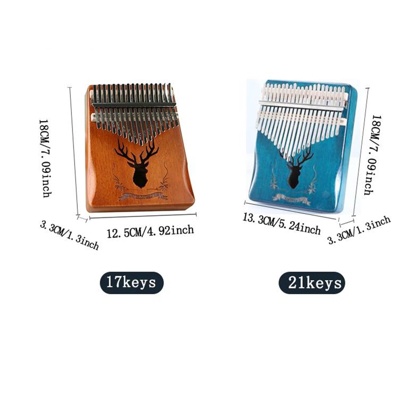 Przenośna Kalimba Lekka Dostrojona Kalimba