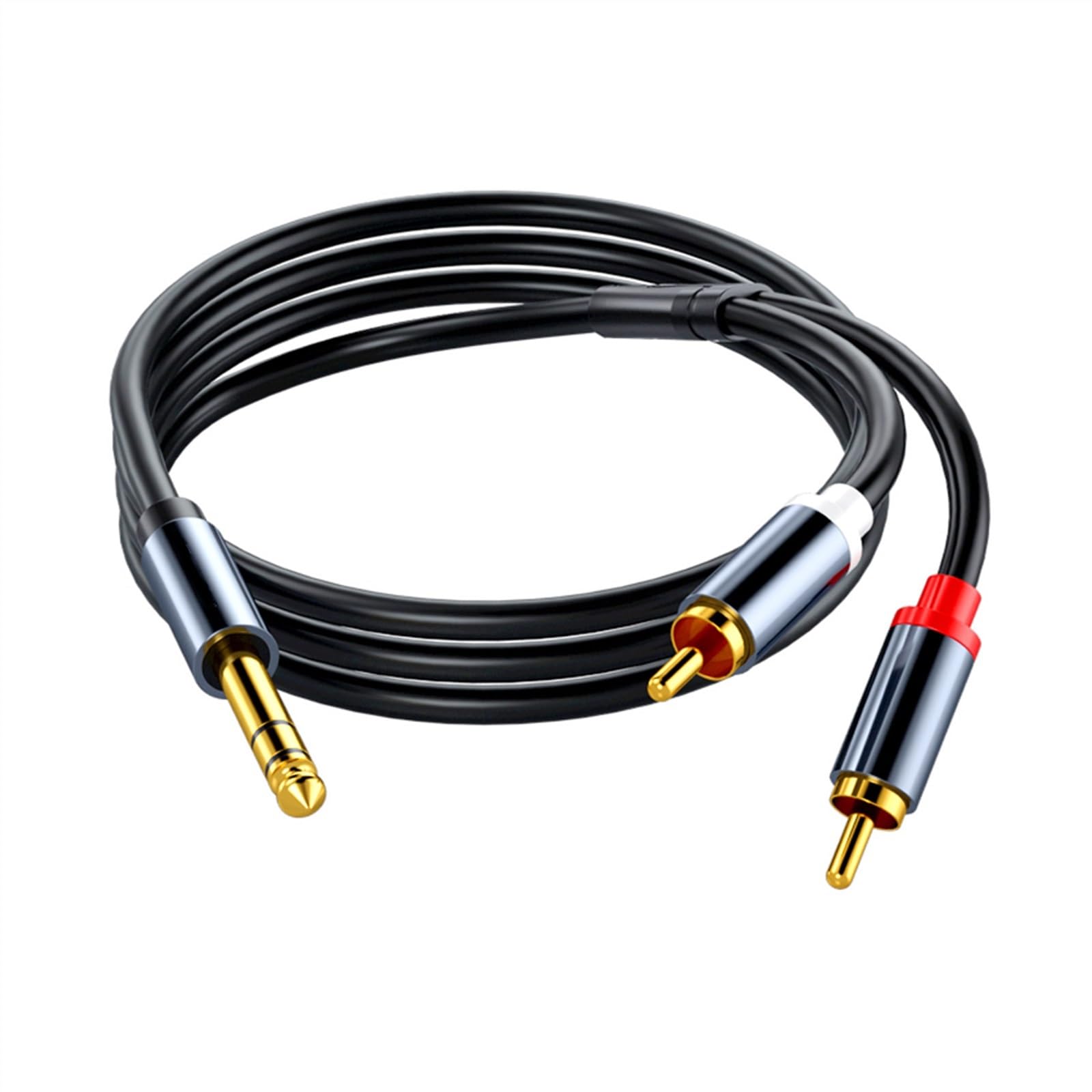 Cavo audio per strumenti per chitarra da 6,5 ​​a Double Lotus Uno a due Convertitore a tre core da 6,35 mm di grandi dimensioni Chitarra Audioper ConnettoriCavo Audio Er Chitarr (Size : 300cm)