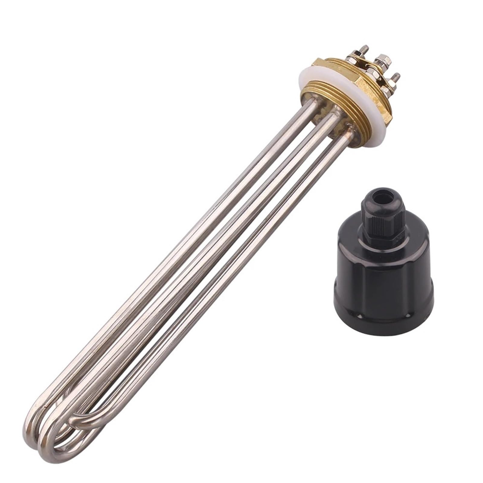 220V/380V Elektrisches Tauchheizelement DN32/DN40 Warmwasserbereiter Widerstand SUS304 1St(DN32,380V_9KW 310MM)
