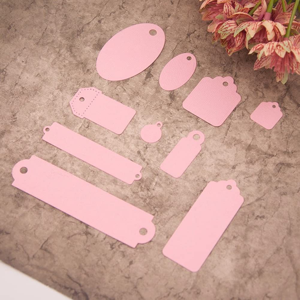 Fustella Artigianale Rettangolare – Cornice Onde In Acciaio Al Carbonio Per Scrapbooking E Biglietti