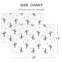 Vista 4 de Zenssia Fundas de Almohada de Algodón Orgánico para Niños Pequeños, Paquete de 2, Fundas de Almohada de Viaje de 13x18 Pulgadas con Cierre de Sobre