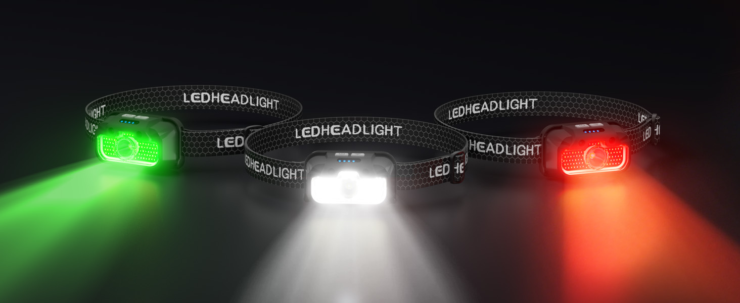 Amazon.com: HOKOILN 2-Pack LED Headlamp Rechargeable with Green 