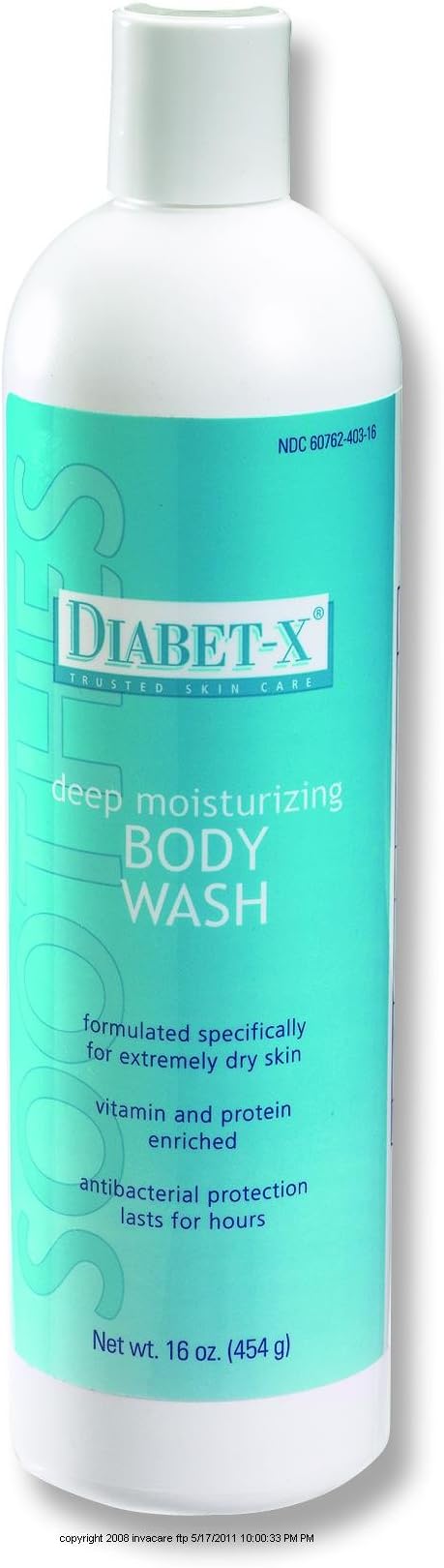FN40316 - Fnc Medical Corp Diabet-X Moisturizing Body Wash, 16 oz. Bottle