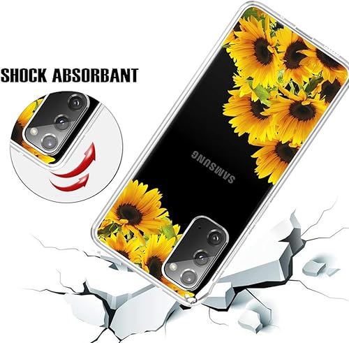Miniatura 7 de Funda para Galaxy Note 20 5G, funda Samsung Note 20 para niñas y mujeres, lindo patrón transparente delgado a prueba de golpes, suave, flexible, TPU