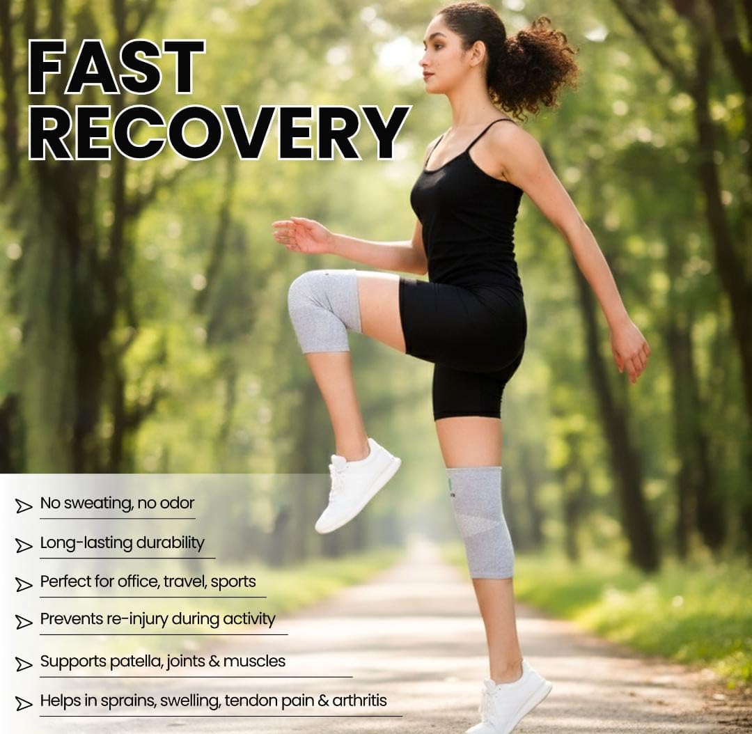 Onecompress - One Compress Premium Knee Sleeve Rayon (Derived from Bamboo) (36-43cm Thigh)