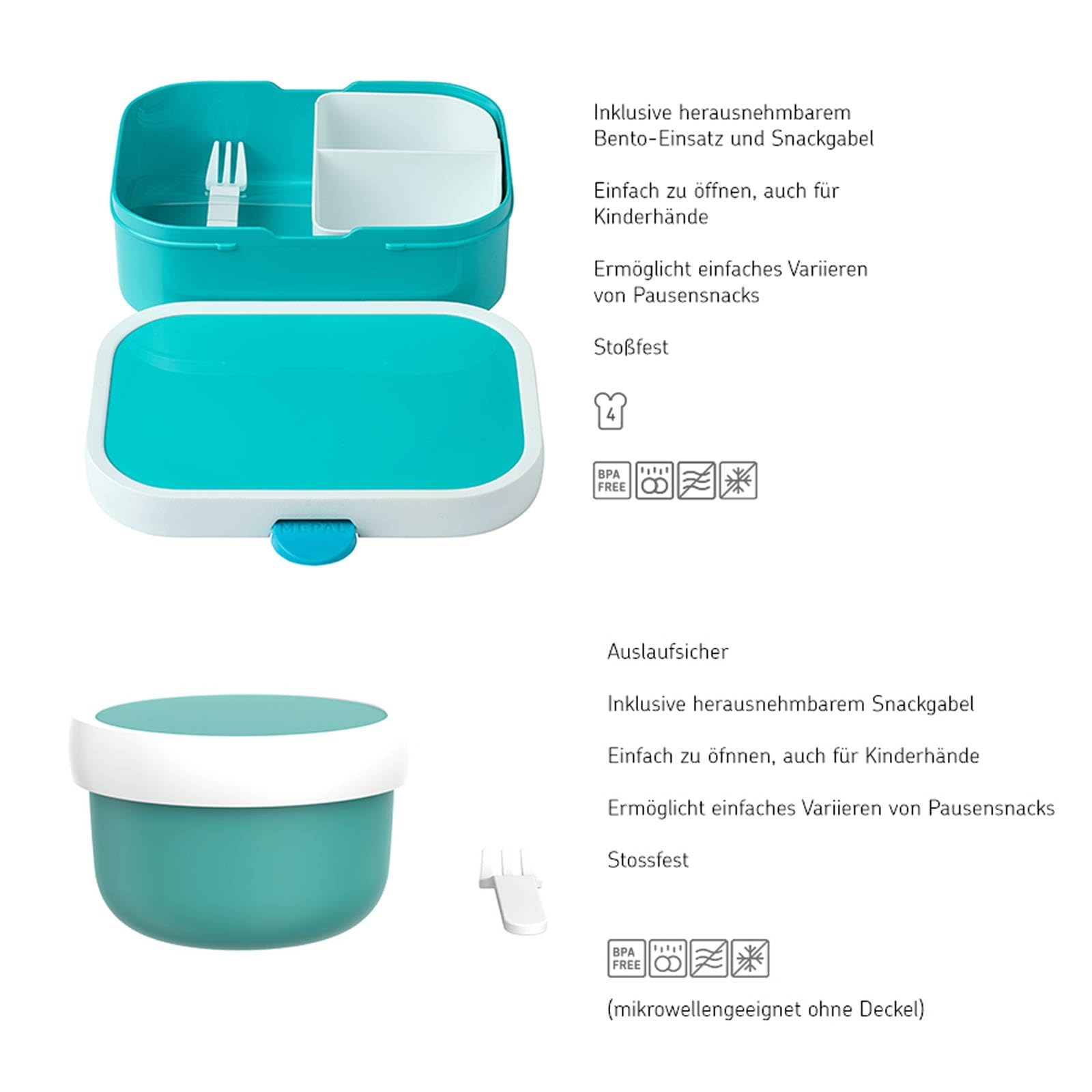 Mepal | Contenitore per frutta e bento per bambini | Campus Meets
