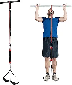 Pull Up Assistance Bands with Fabric Feet/Knee Rest, Heavy Duty Pull Up Resistance Bands, Pull up Assist Bands Pull-up Exercise Band for Chin-up Workout, Body Stretching