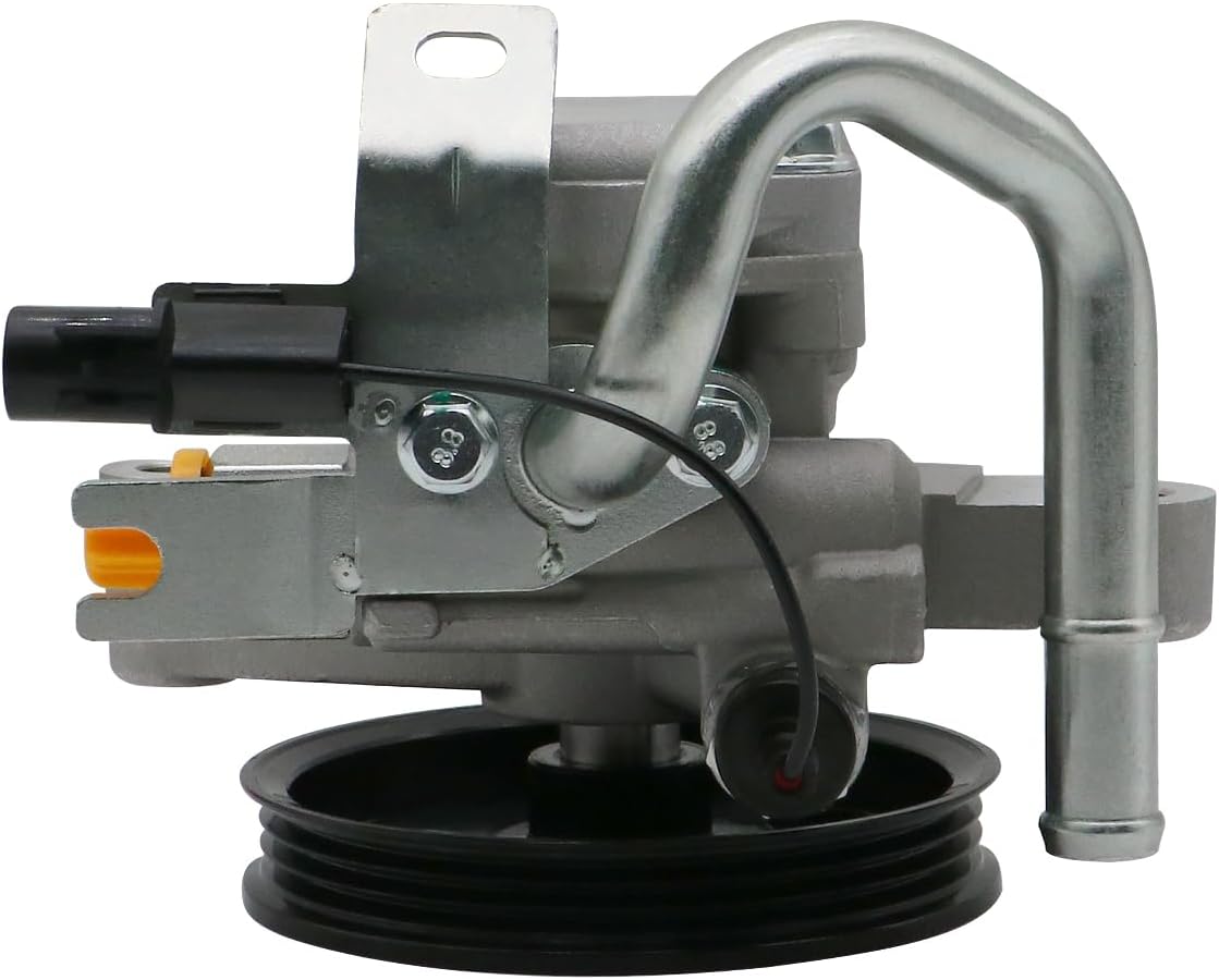 Chefull Power Steering Pump Assembly with Pulley & Sensor Fits for 2010-2011 Kia Soul 2.0L L4, Replace 57100-2K500