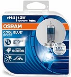 KIT LAMPADE OSRAM COOL BLUE BOOST H4 ALOGENE 5000K