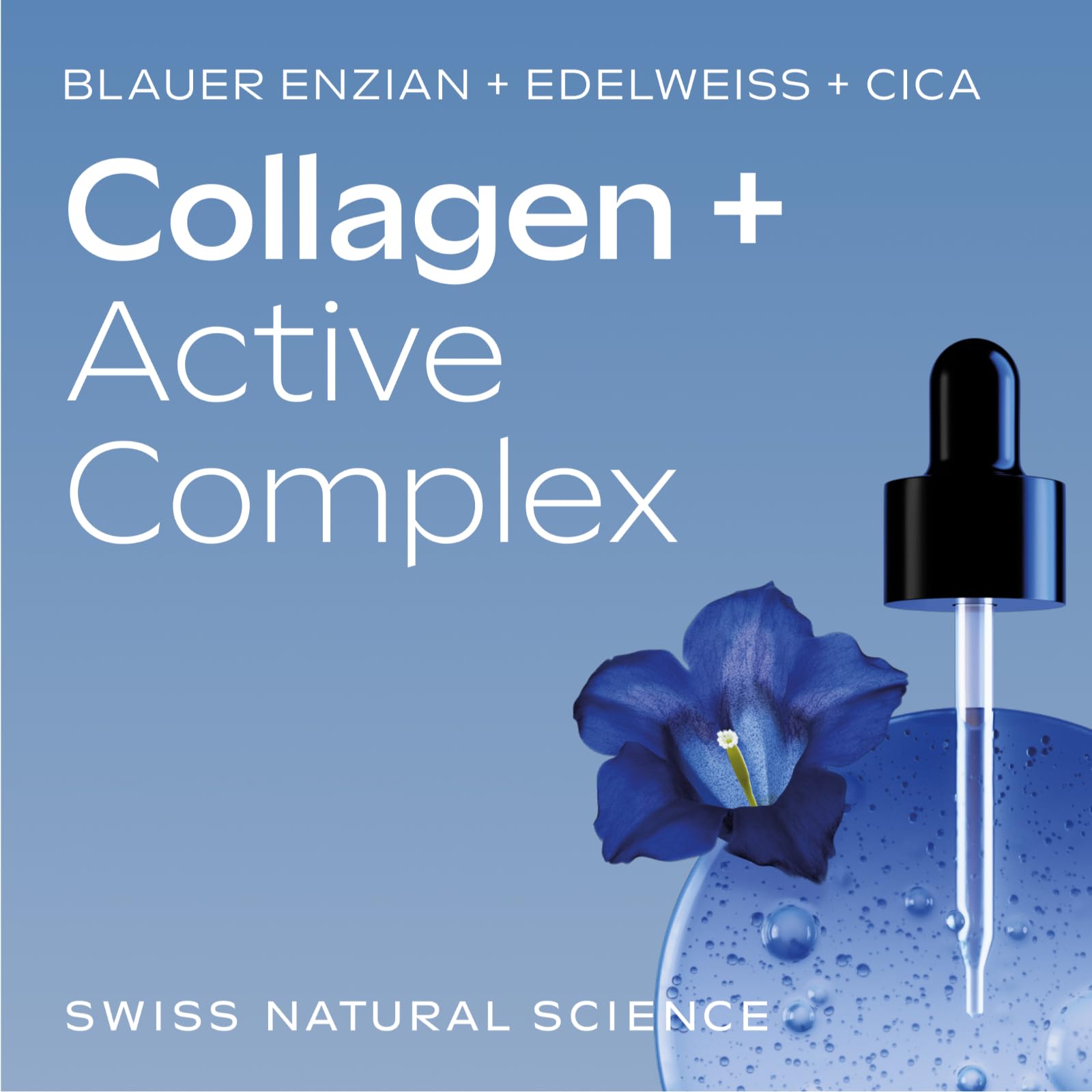 WELEDA Bio Blauer Enzian Gesichtspflege Set – Naturkosmetik Anti Aging mit Tagespflege, Nachtpflege, Augenpflege, Lippenpflege & Serum - mindert Falten/Augenringe & reduziert Pigmentflecken (vegan)