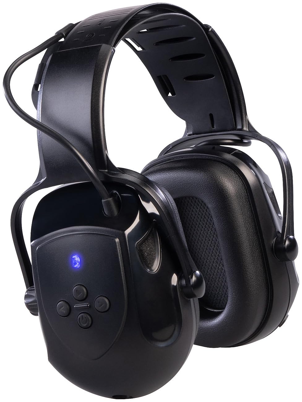 AGT cuffie, bluetooth: Cuffie protettive ricaricabili, Bluetooth 5.1, ingresso AUX (jack da 3,5 mm) (protezione udito con, per cantiere, sega)