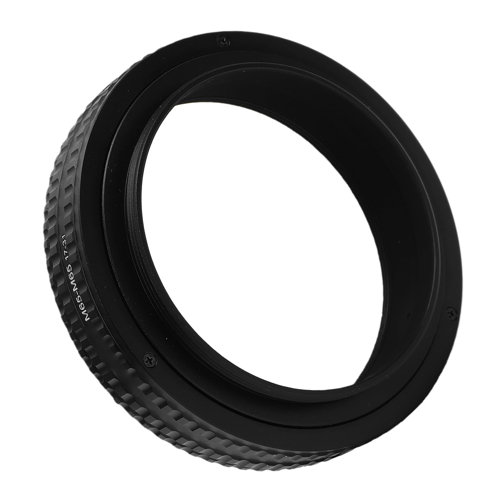 Generic Tubo de Enfoque de Fotografía Macro, Adaptador de Lente de Montaje M65 de 17-31mm, Construcción de Aleación de Aluminio, Color Negro