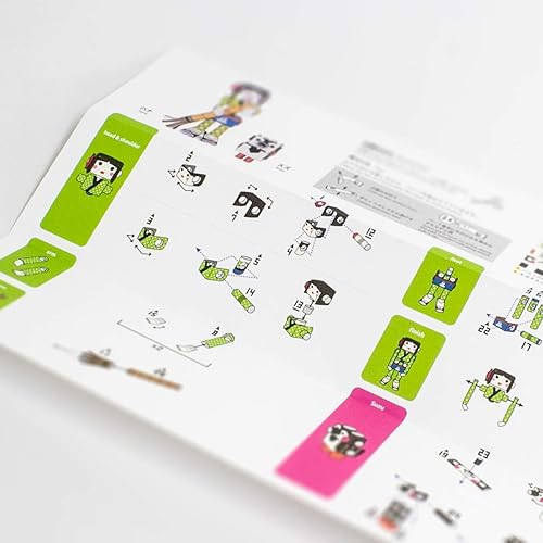 Miniatura 7 de Hana & Suzu Waitress & Pet Sparrow - Rompecabezas de papel japonés 3D para niños y kit de origami para adultos