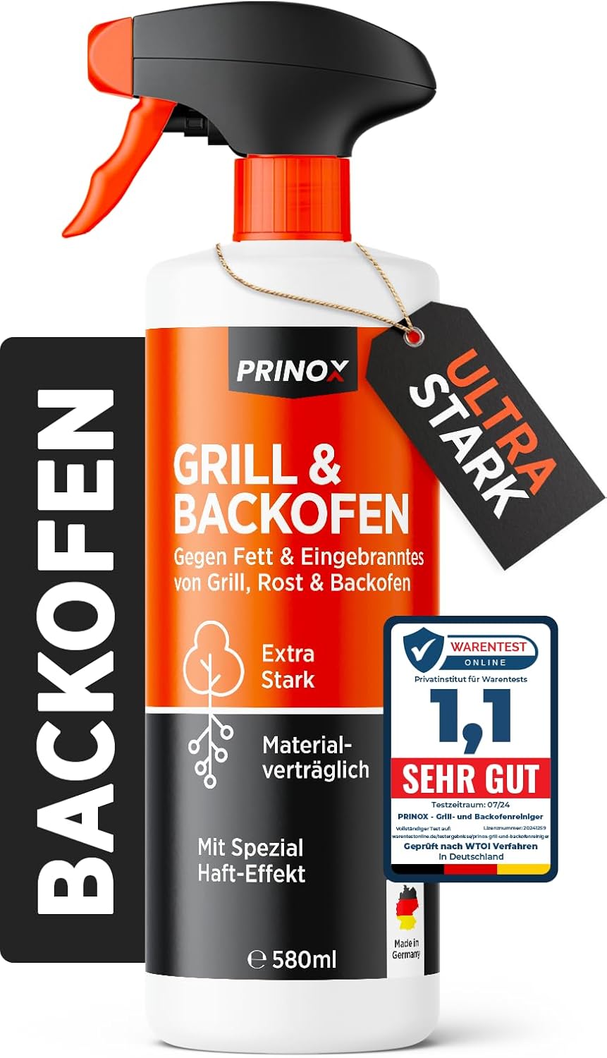 Ohne Tierversuche Backofen & Grillreiniger 1 Liter Konzentrat – Jetzt Noch Stärker, Ohne Tierquälerei, Made In Germany Fettlöser Für Backofen Und Grill - Foto 6