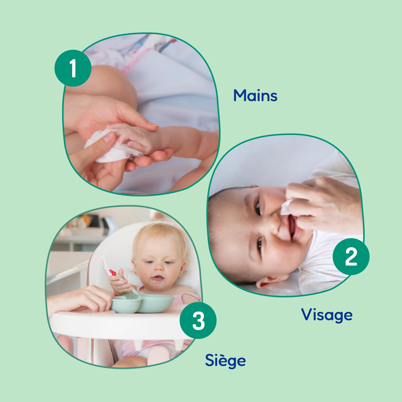 CARRYBOO - 4x58 Lingettes à l’Eau pure - Lingette Bébé Fibre 100% d'Origine Naturelle - Serviettes Nettoyantes Sans Allergènes - Soin Bébé Peaux Normales & Fragiles - 232