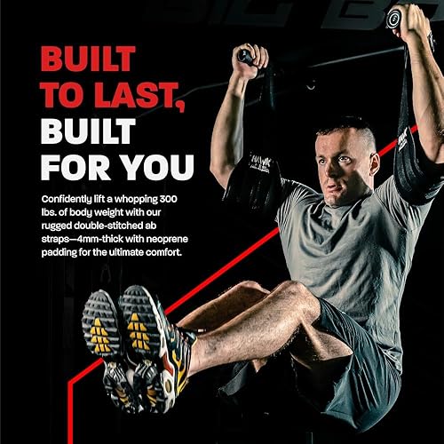 Miniatura 4 de Hawk Sports Correas para abdominales para hombres y mujeres, equipo de entrenamiento abdominal para máximas ganancias de fitness y culturismo,