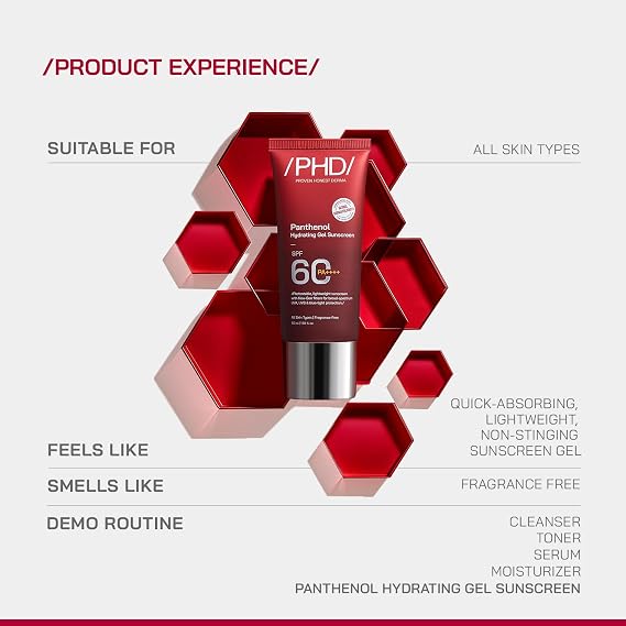 /PHD/Panthenol Hydrating Gel Sunscreen SPF 60 PA++++ 50ml