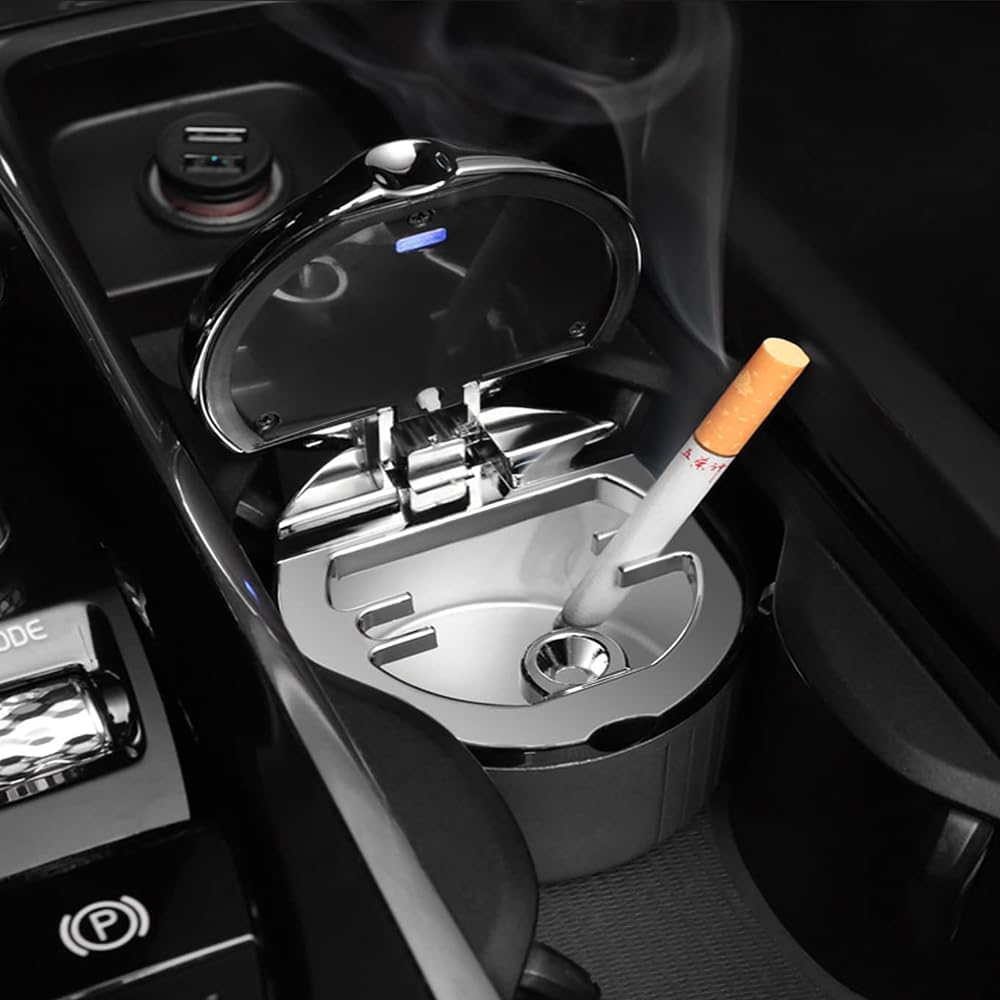 Amazon.com: CYFYF For Volvo XC40 XC60 XC90 S60 S90 V40 V60 Car Ashtray  Portable Smokeless Cigarette Holder Ashtray Mini Cigarette Holder Trash Can  Interior Ashtray Multifunctional,Black-a : Automotive
