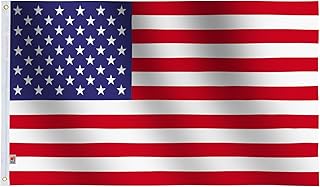 American Flag 3x5 Ft Home Garden Flags,Double Stitched, Printed Stars and Stripes American Flag Polyester and Brass Grommets US Flag. All Weather Outdoors Indoors USA Flag