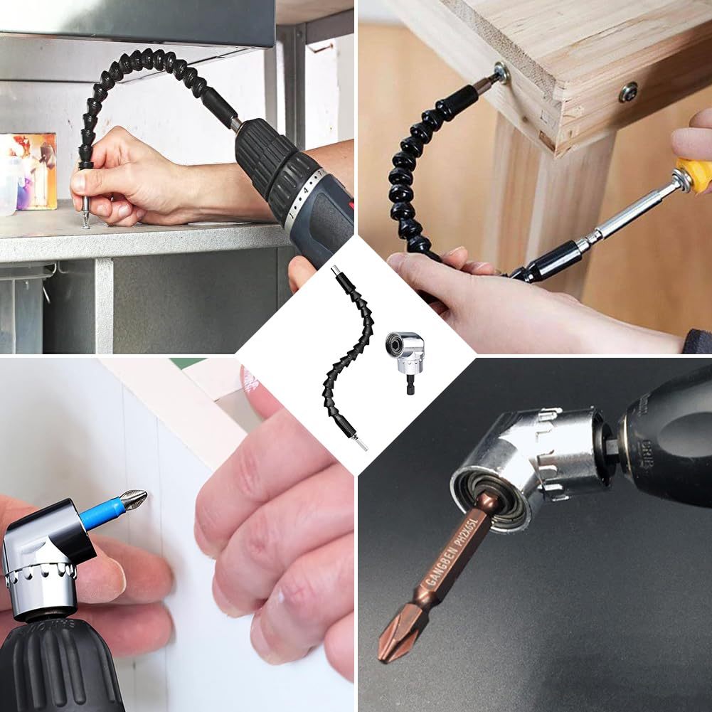 SHDIATOOL Adattatore per Punte da Trapano 5/8-11 Maschio Filettatura a 3/8 Codolo Esagonale