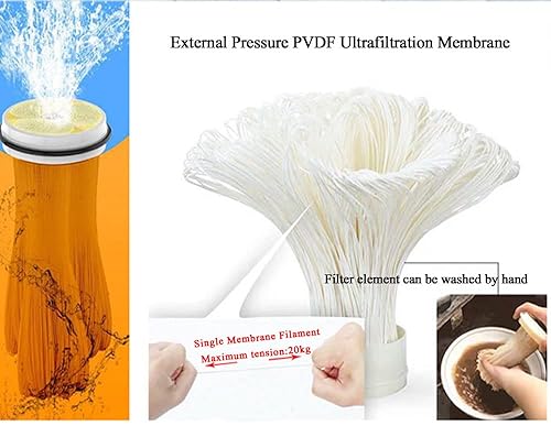 Miniatura 6 de INTSUPERMAI Filtro de membrana de ultrafiltración de acero inoxidable PVDF ultrafiltración de membrana lavable purificador de agua 6000LH