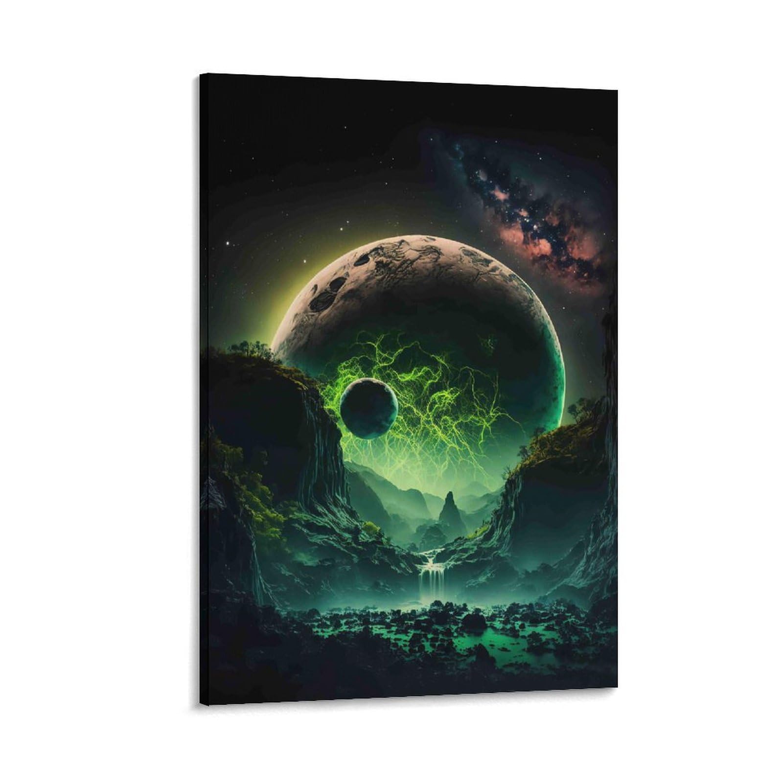Galaxy Starry Sky 3D Printed Canvas Art Cosmic Nebula Wall Decor nan