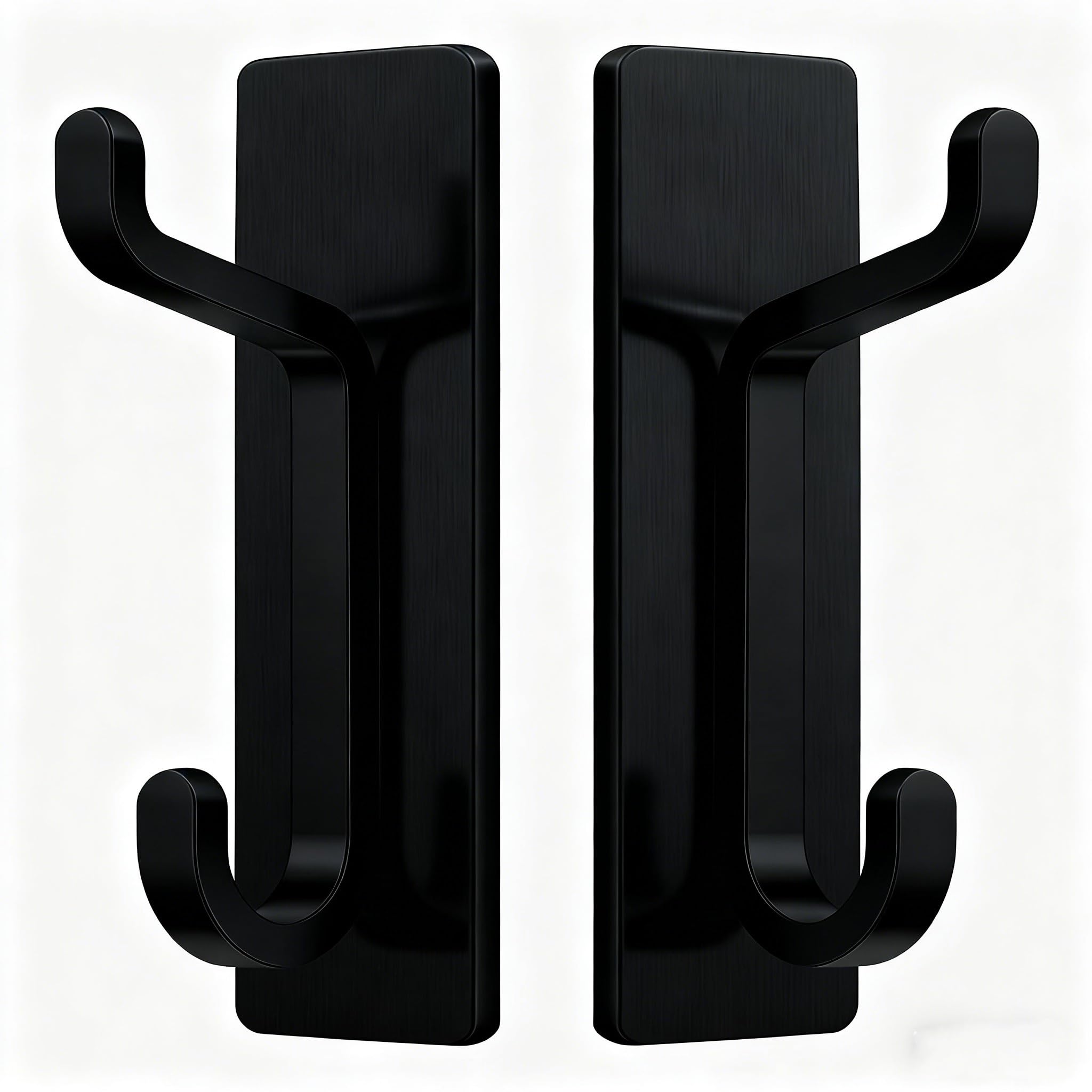 FGUJSUR Coat Hooks 2/4pcs Adhesive Wall Hooks
