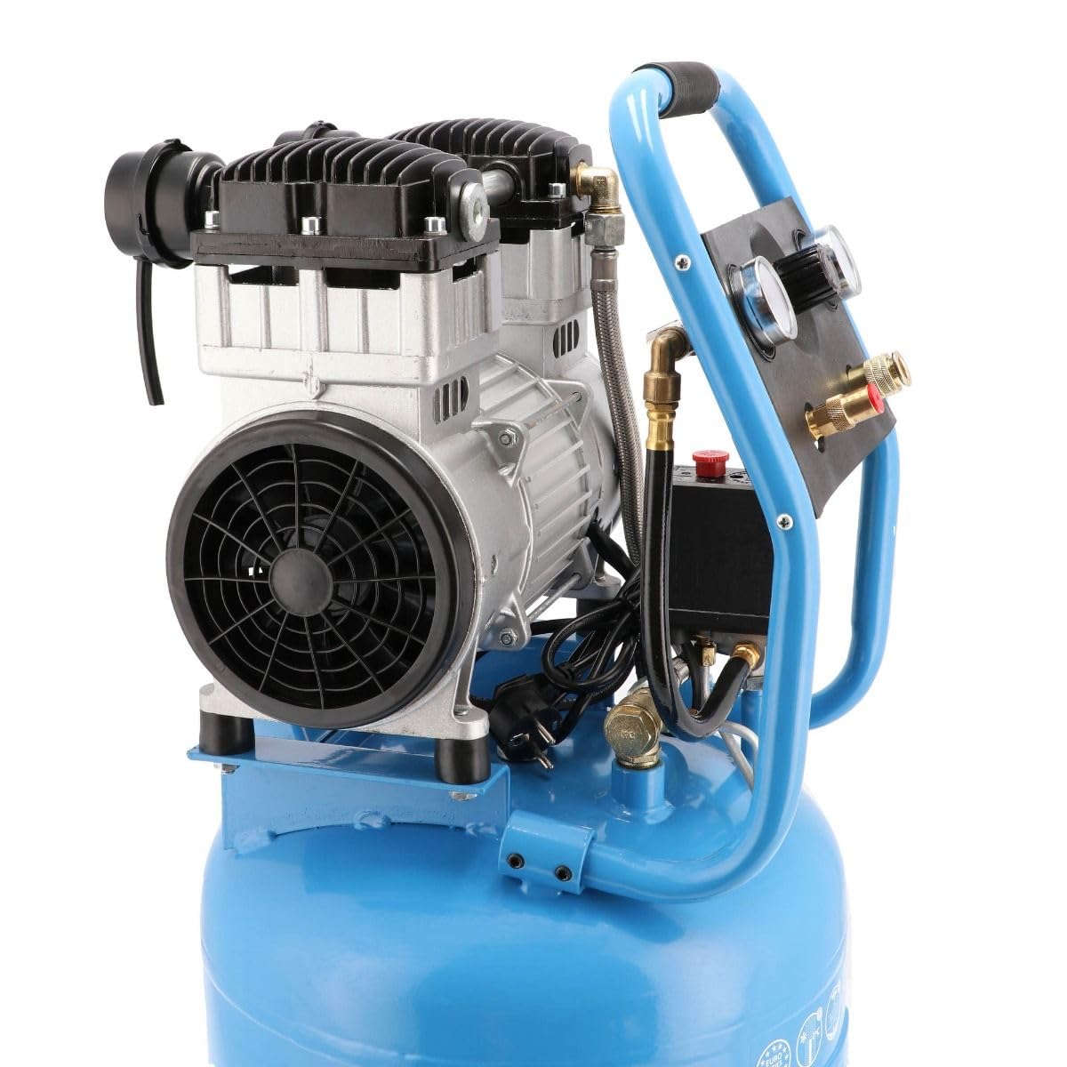 Flüsterkompressor stehend ölfrei LMVO 40-250 8 bar 38L 2 PS/1.5 kW 150 l/min