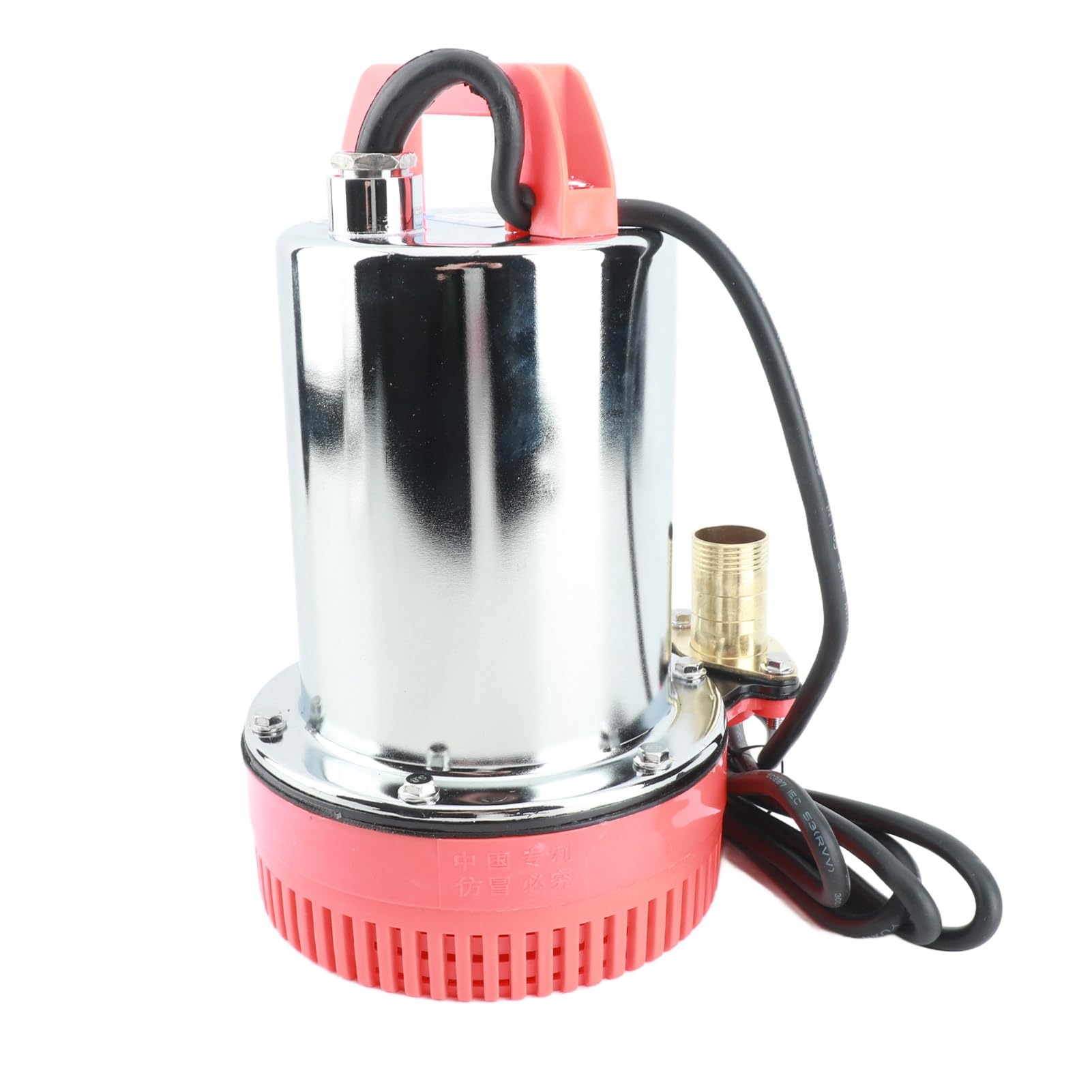 Eujgoov Pompa Sommergibile DC 12V, Pompa per Irrigazione per Pozzi Profondi con Motore in Rame, Potenza 280W per Inverdimento del Giardino e Drenaggio Domestico